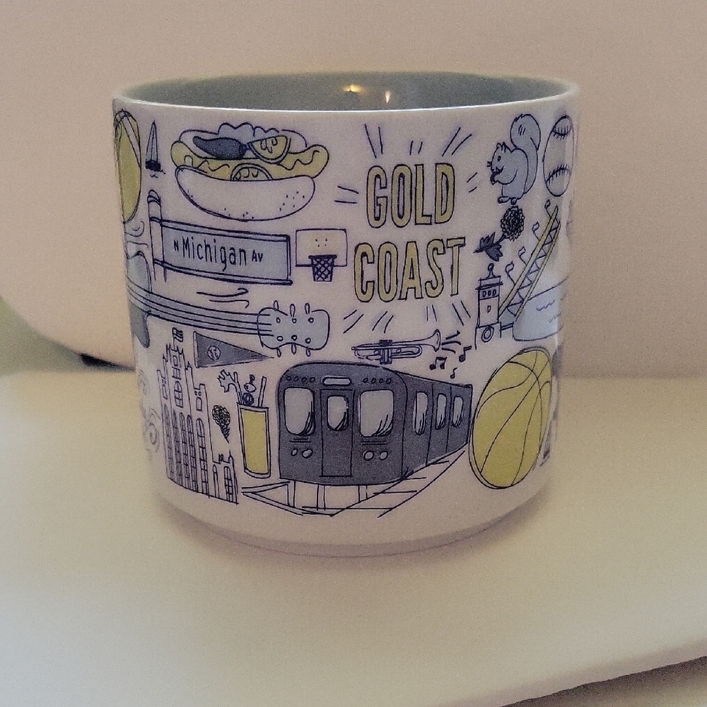 Starbucks Chicago Mug with White and Blue Design - Picture 4 of 8